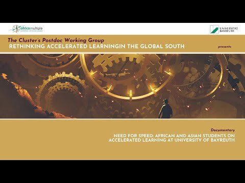"Need for Speed" Documentary of the Postdoc Working Group "Rethinking Accelerated Learning"