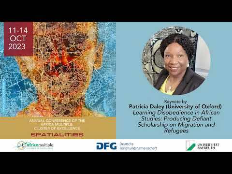 Annual Cluster Conference "Spatialities": Keynote - Patricia Daley