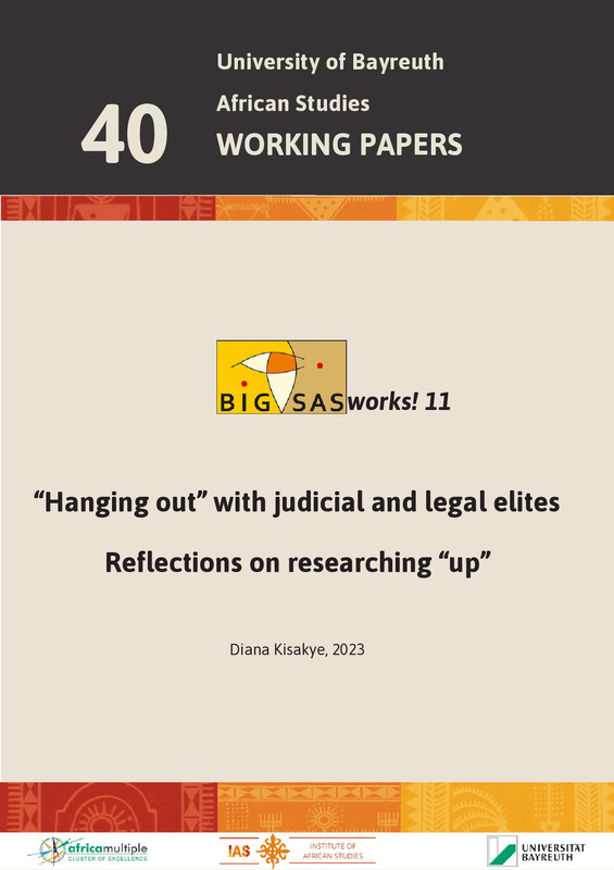“Hanging out” with judicial and legal elites: Reflections on researching “up”