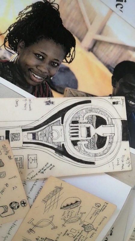 Insights into the archive of Ndidi Dike, 2021. (Photo: Lena Naumann)